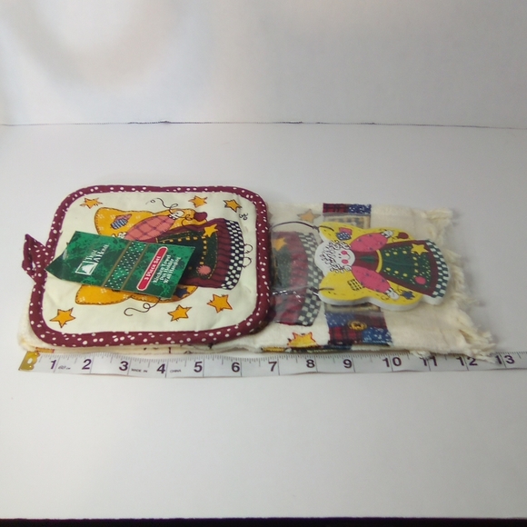 Trim A Home Kmart 3 Piece Set Kitchen Towels Never Opened - Picture 6 of 9